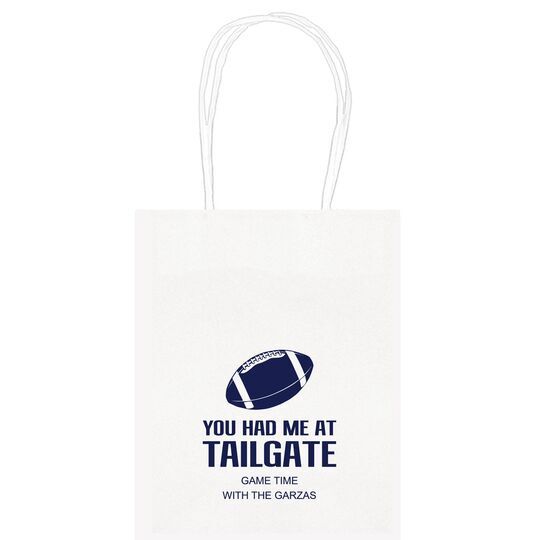 You Had Me At Tailgate Mini Twisted Handled Bags